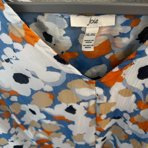 Joie Ladies Lightweight Pullover Printed Maxi Dress Floral Fields XL - Picture 5 of 6